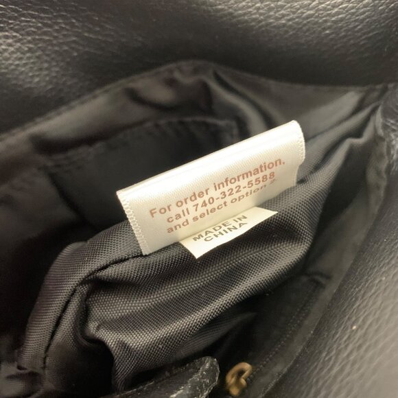 3 Longaberger, Plaid & Houndstooth Totes + Black Crossbody Woven Leather Signed - Picture 16 of 16